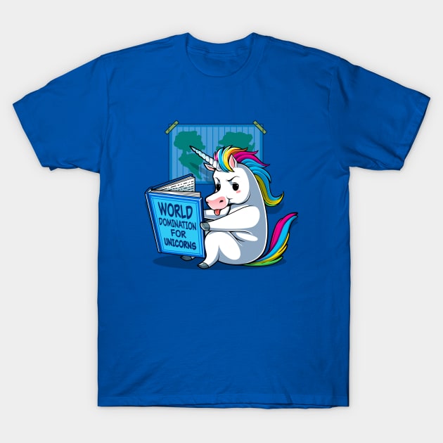 World Domination for Unicorns T-Shirt by Tobe_Fonseca